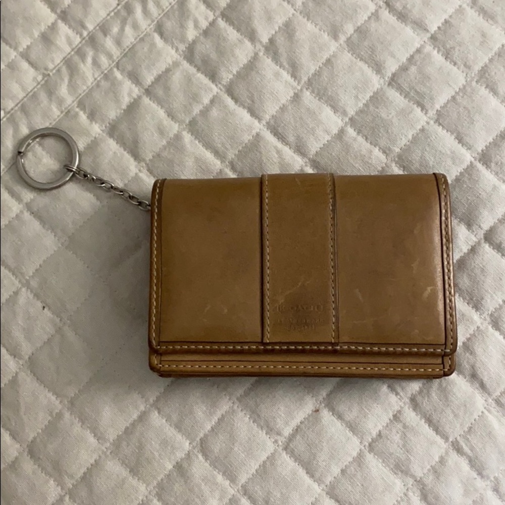 Coach keychain wallet